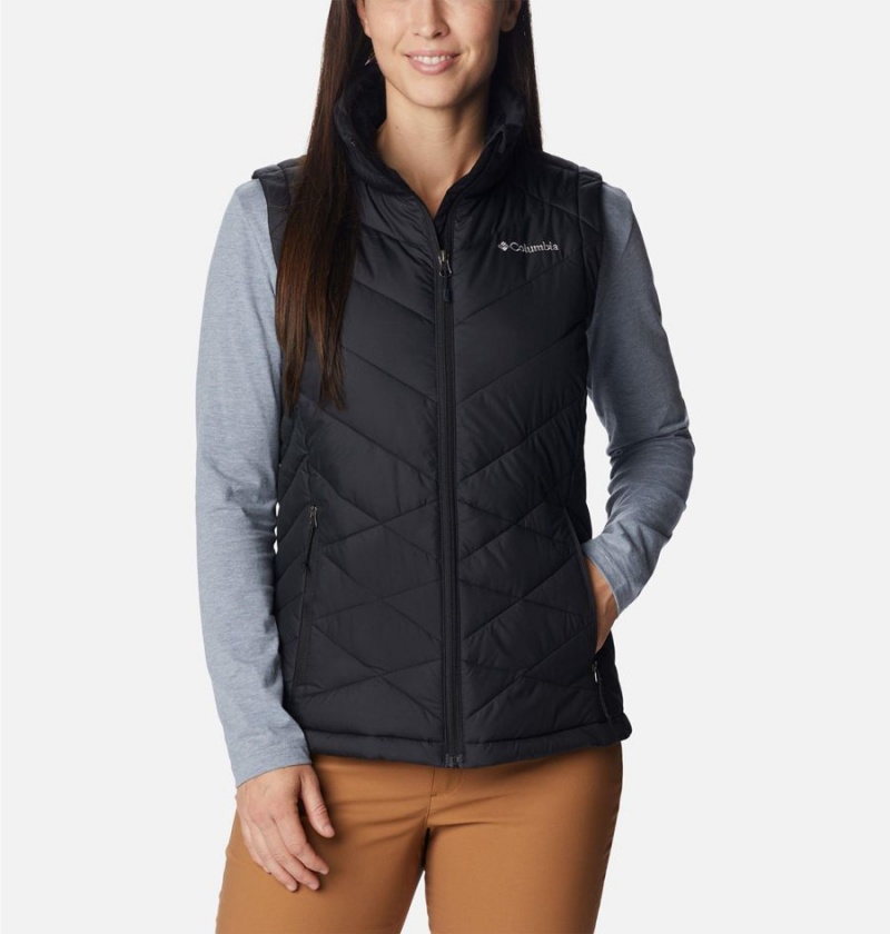 Black Columbia Heavenly Women's Vest | 94375FRDW