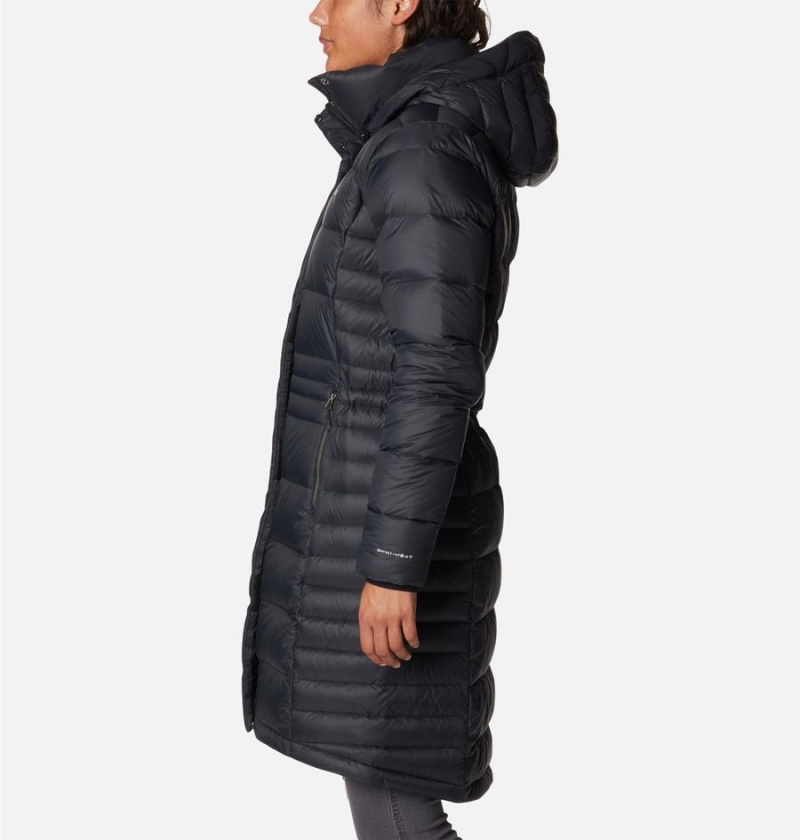 Black Columbia Hexbreaker Elite Down Women's Coats | 42158ORDU