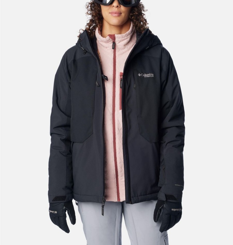 Black Columbia Highland Summit Women's Ski Jacket | 89031BGJK