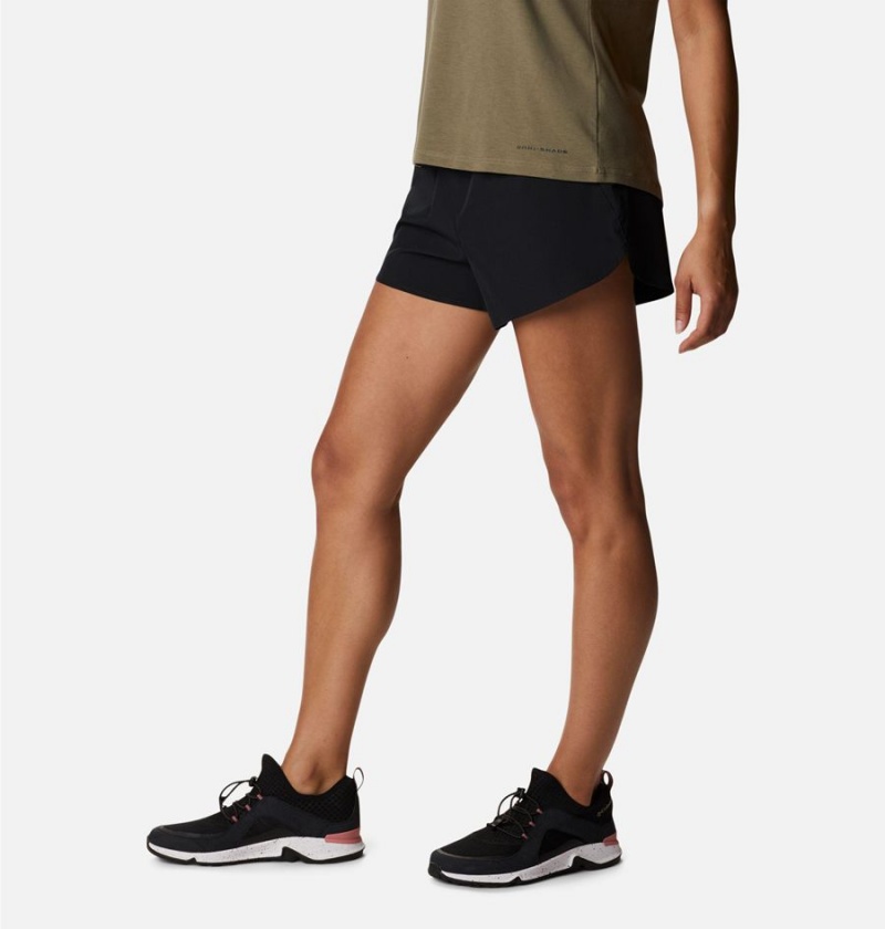 Black Columbia Hike Women's Shorts | 14962UZXK