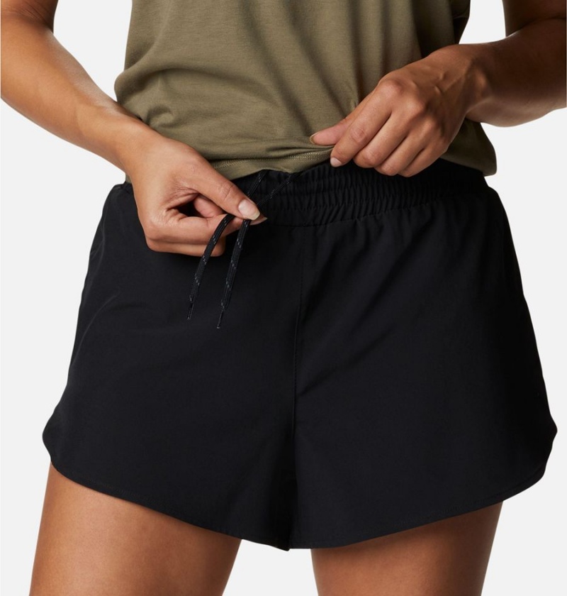 Black Columbia Hike Women's Shorts | 14962UZXK