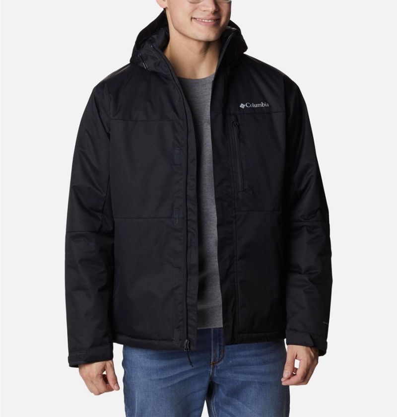 Black Columbia Hikebound Insulated Men's Puffer Jacket | 56208WJHE