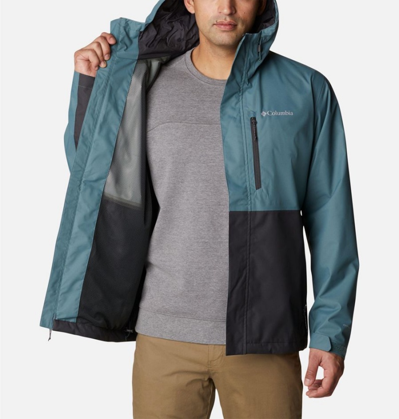 Black Columbia Hikebound Men's Rain Jacket | 41709ELJW