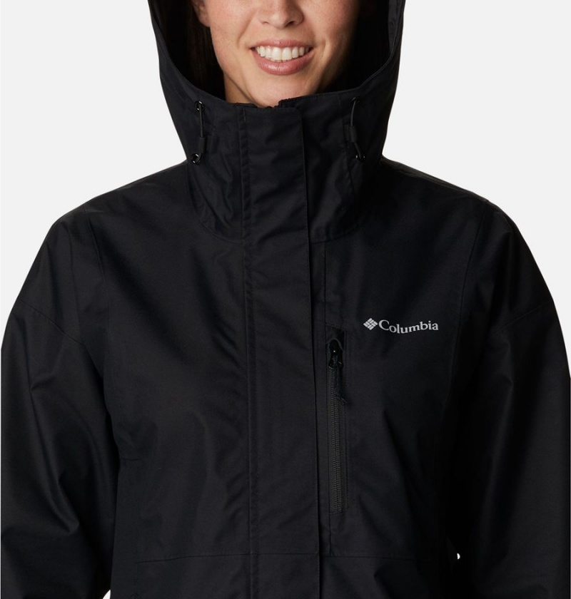 Black Columbia Hikebound Women's Rain Jacket | 69125ACFH