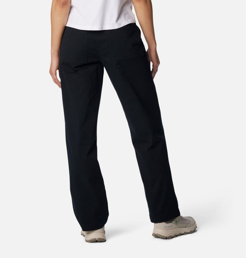 Black Columbia Holly Hideaway Cotton Women's Pants | 71029MTLK