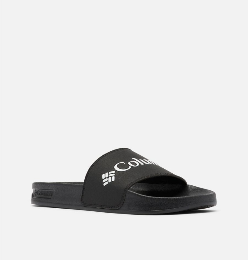 Black Columbia Hood River Slide Men's Sandals | 93510FCZO