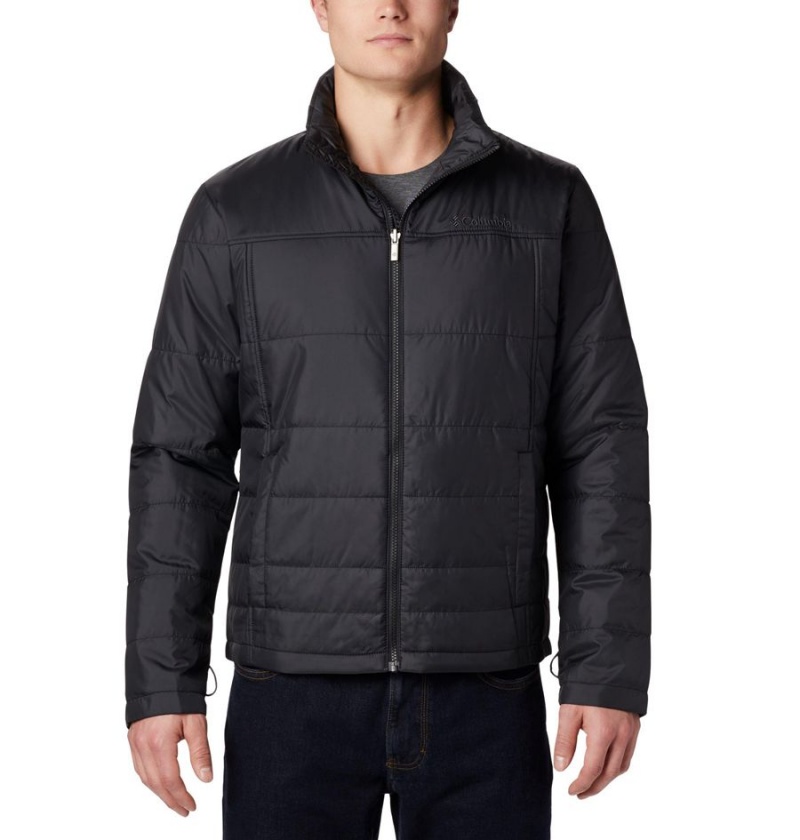 Black Columbia Horizons Pine Interchange Men's 3 In 1 Jackets | 03268BURW