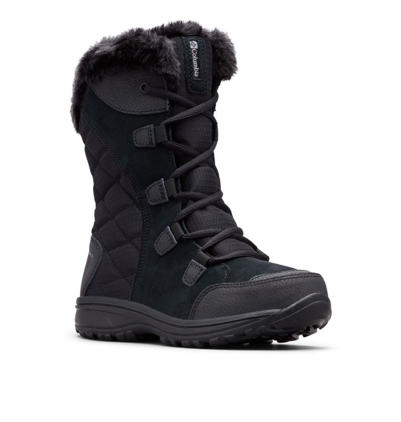 Black Columbia Ice Maiden II Women's Boots | 24159DXHR