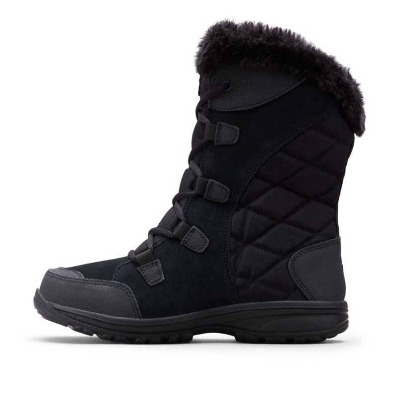 Black Columbia Ice Maiden II Women's Boots | 24159DXHR