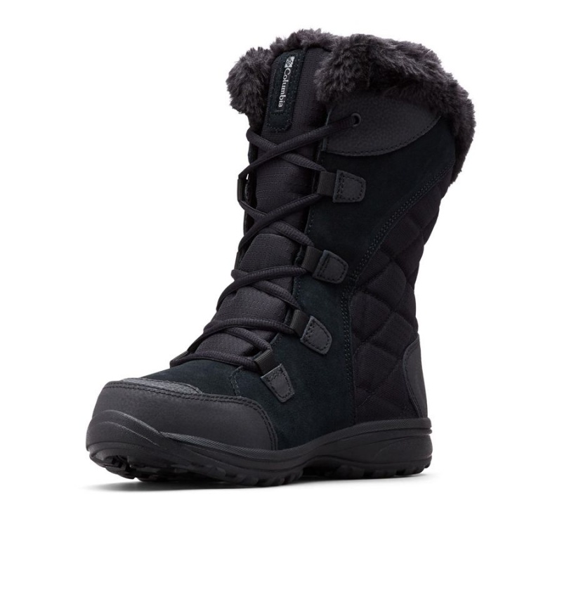 Black Columbia Ice Maiden II Women's Boots | 24159DXHR