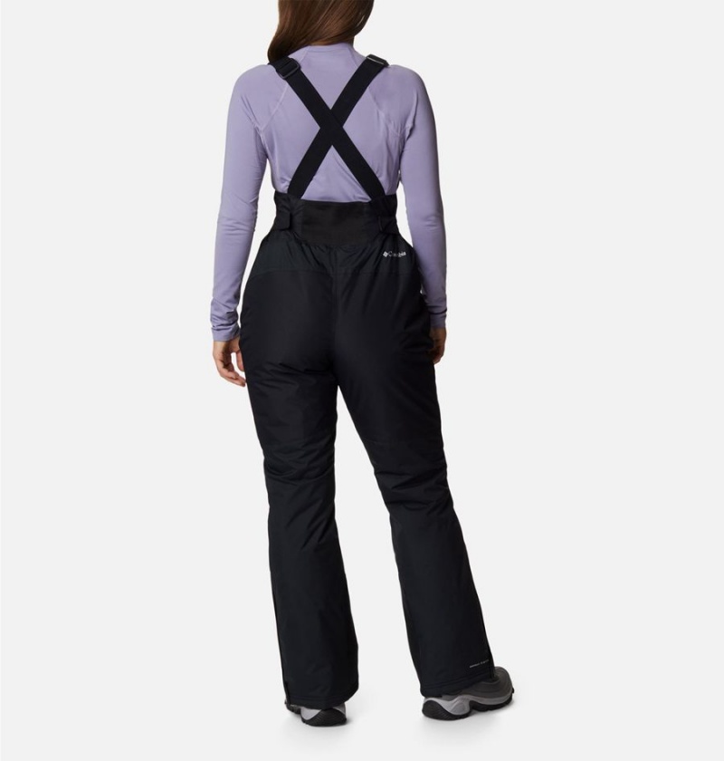 Black Columbia Iceventure Insulated Ski Bib Women's Pants | 48931DFPH