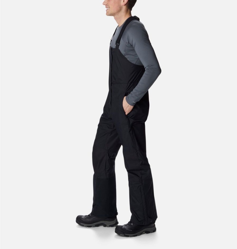 Black Columbia Iceventure Ski Bib Men's Pants | 81367SAZV