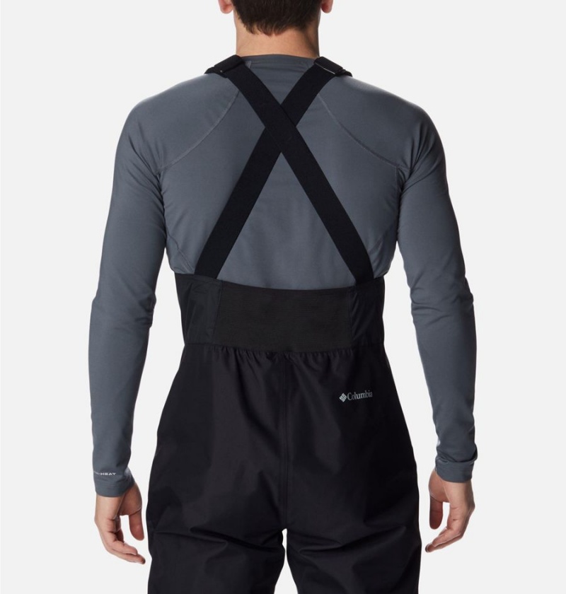 Black Columbia Iceventure Ski Bib Men's Pants | 81367SAZV