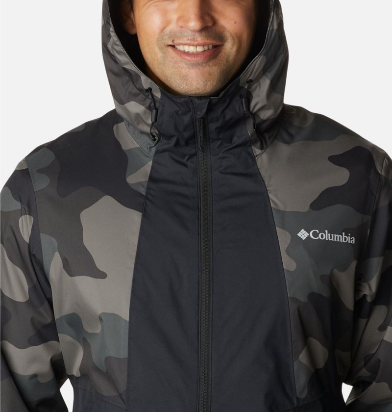 Black Columbia Inner Limits II Men's Rain Jacket | 78145ENHV