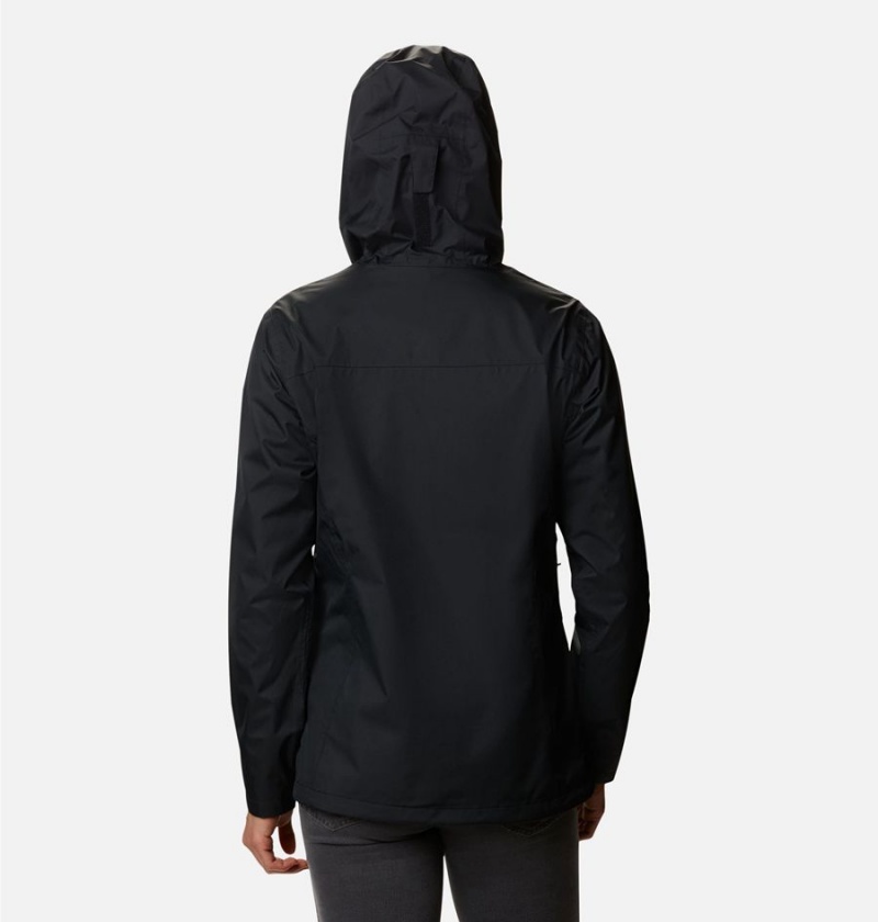 Black Columbia Inner Limits II Women's Rain Jacket | 24570EYIG