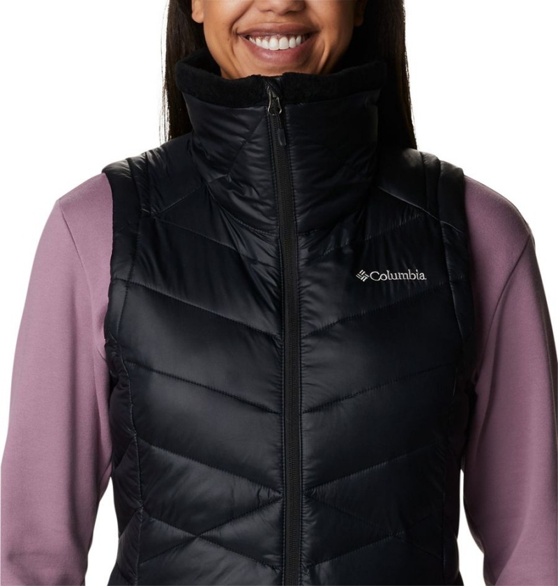 Black Columbia Joy Peak Insulated Women's Vest | 25409ZPRT