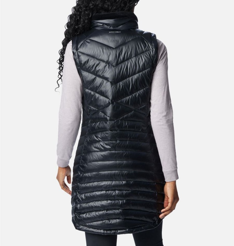 Black Columbia Joy Peak Long Women's Vest | 73052LUOY