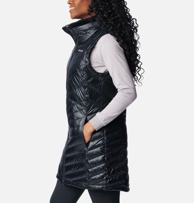 Black Columbia Joy Peak Long Women's Vest | 73052LUOY