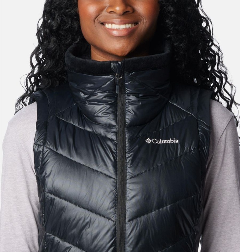 Black Columbia Joy Peak Long Women's Vest | 73052LUOY