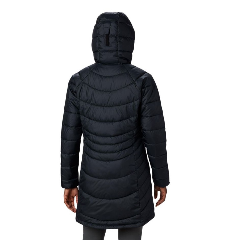 Black Columbia Karis Gale Long Women's Puffer Jacket | 79062KIVW