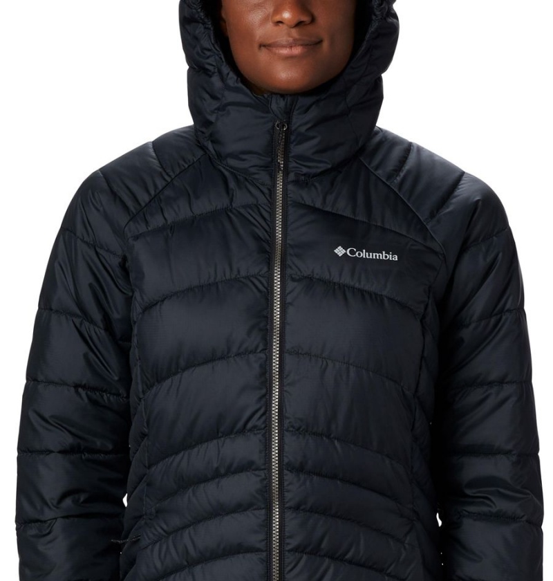 Black Columbia Karis Gale Long Women's Puffer Jacket | 79062KIVW