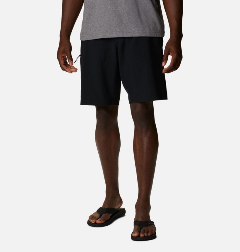 Black Columbia Kenvile Lake Men\'s Shorts | 15832HZIR