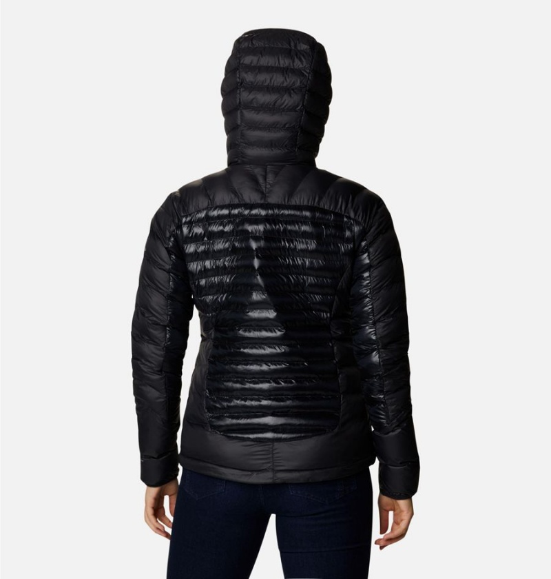 Black Columbia Labyrinth Loop Insulated Hooded Women's Puffer Jacket | 10453BPLD