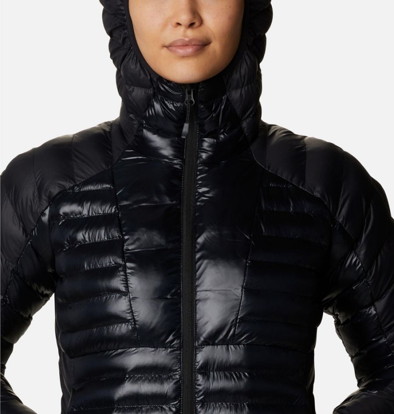 Black Columbia Labyrinth Loop Insulated Hooded Women's Puffer Jacket | 10453BPLD