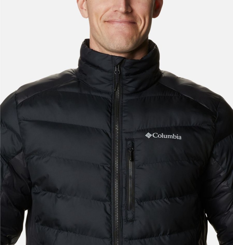 Black Columbia Labyrinth Loop Omni Heat Infinity Insulated Men's Puffer Jacket | 43607RCOL