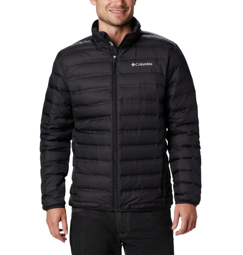 Black Columbia Lake 22 Insulated Men\'s Puffer Jacket | 58103SBNJ