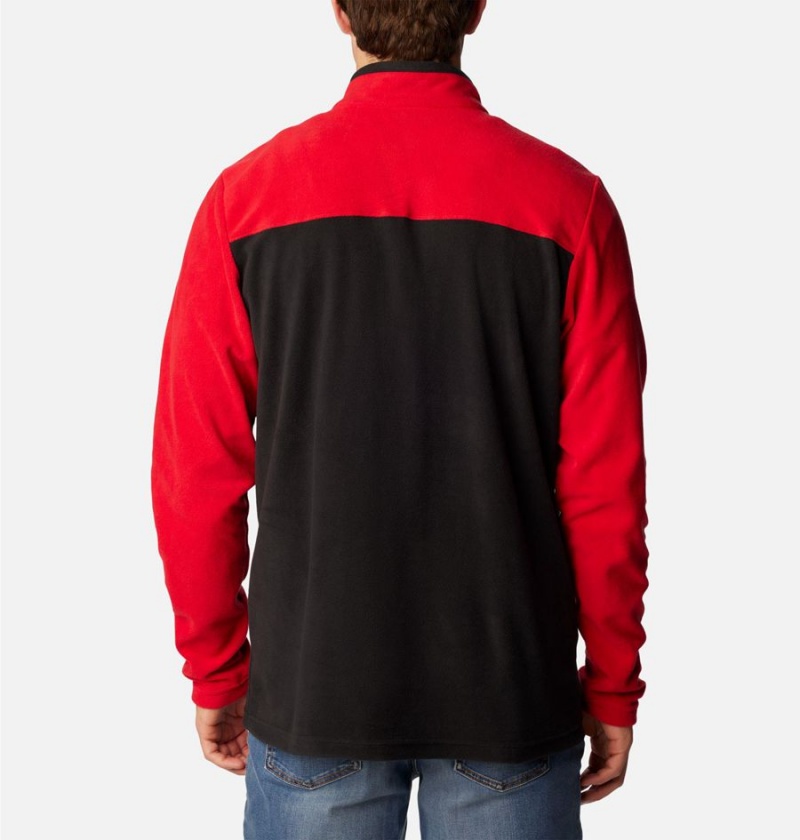 Black Columbia Lake Aloha Half Zip Fleece Men's Pullover | 62493EKBY