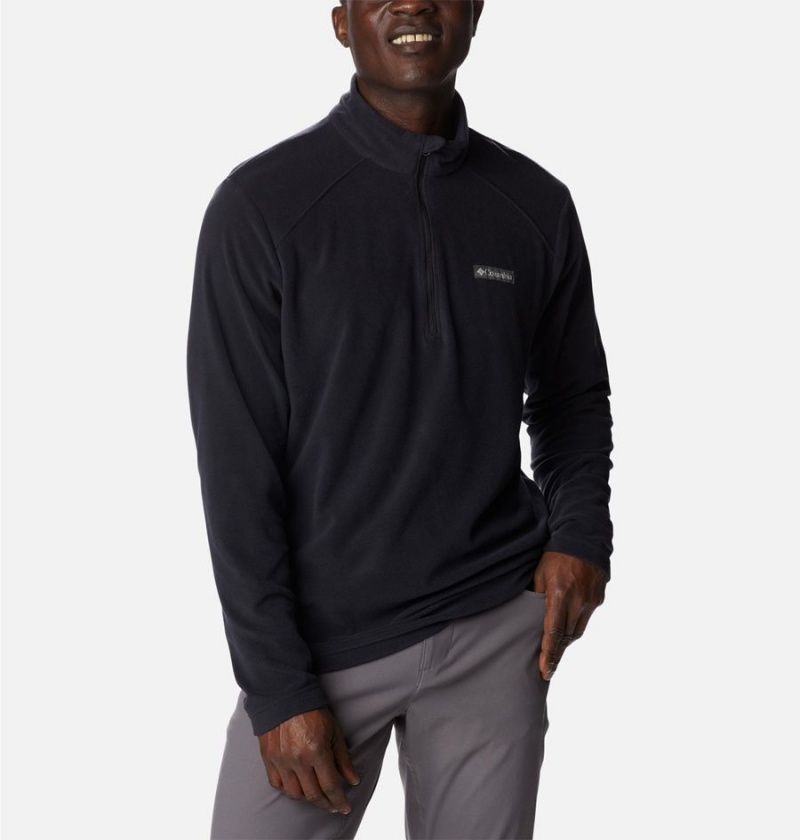 Black Columbia Lake Aloha Half Zip Fleece Men's Pullover | 87325XFPY