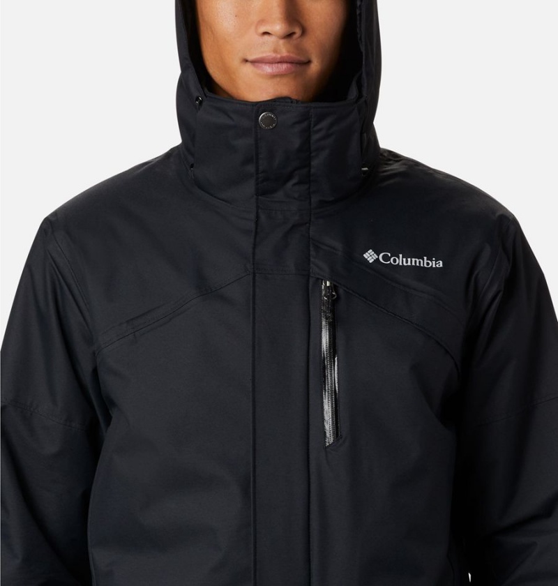 Black Columbia Last Tracks Insulated Men's Ski Jacket | 61285VIXT