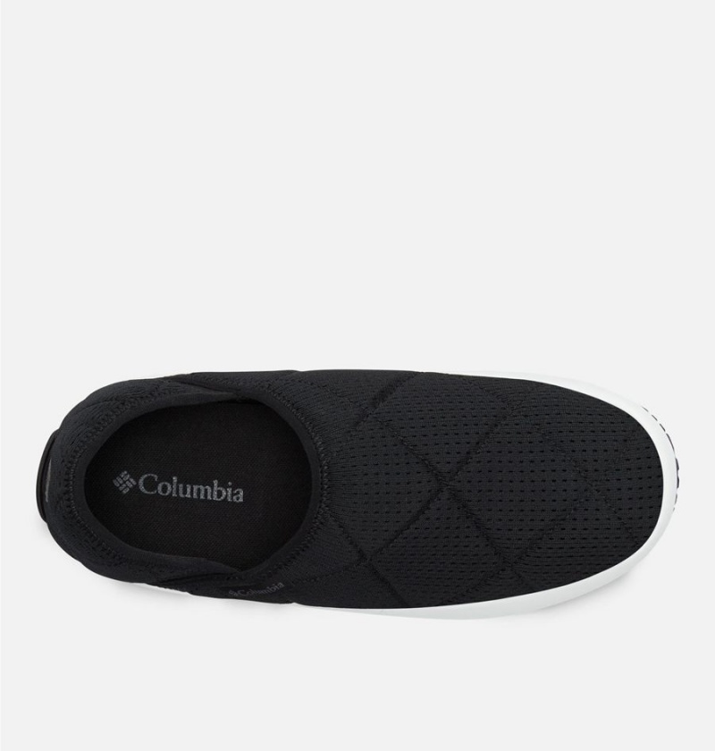 Black Columbia Lazy Bend Refresh Men's Slippers | 62594VNBL