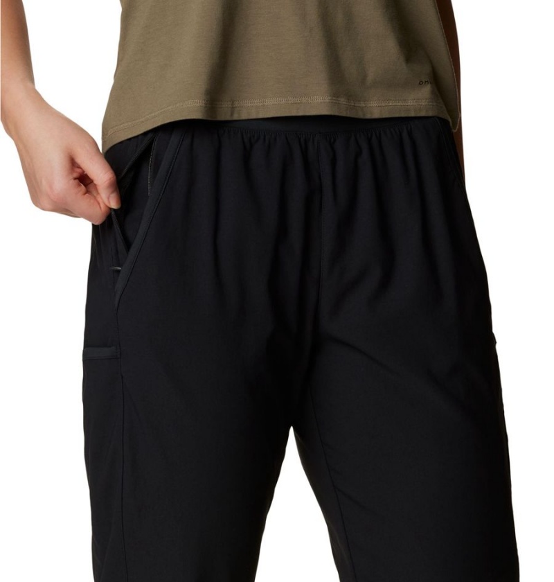 Black Columbia Leslie Falls Joggers Women's Pants | 93142OCJR