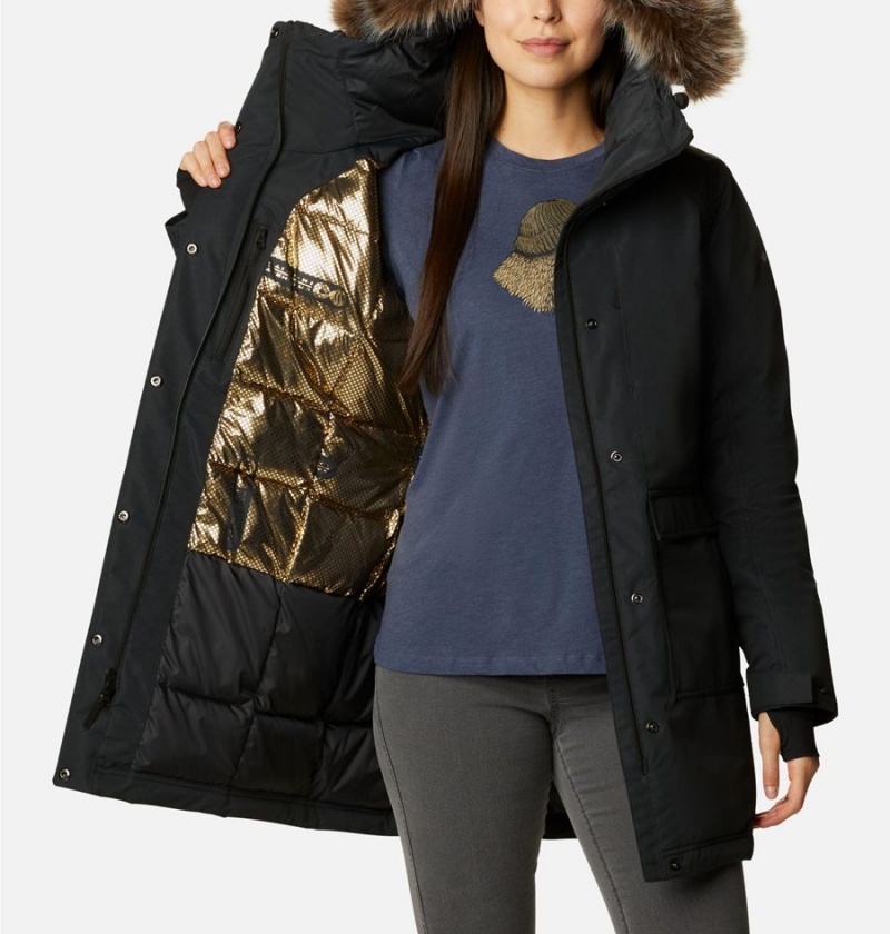 Black Columbia Little Si Insulated Women's Coats | 94061ZFVN