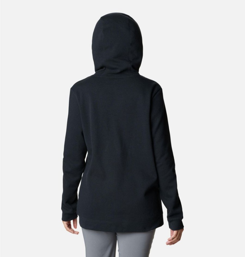 Black Columbia Logo II Women's Hoodie | 90714GVJZ