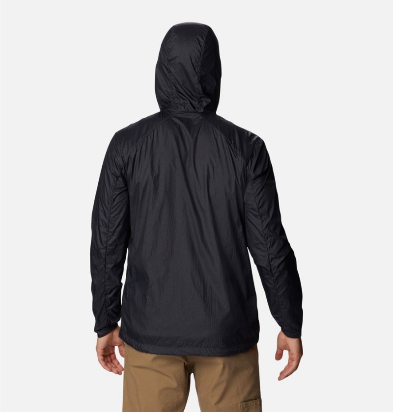 Black Columbia Loop Trail Men's Windbreaker | 95620SBRX