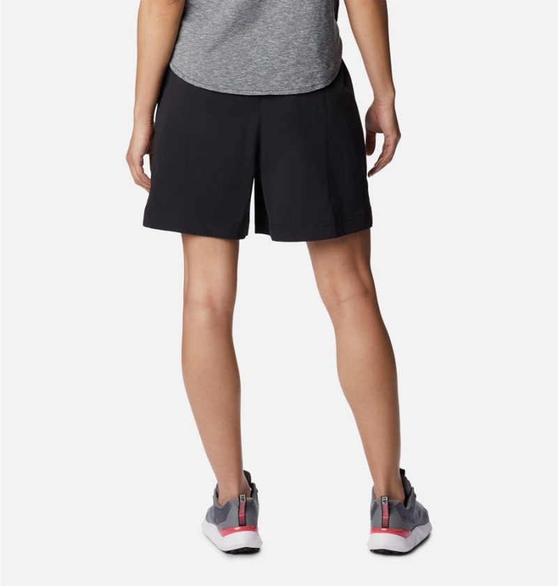 Black Columbia Magnolia Springs Pull On Women's Shorts | 46895XHUE