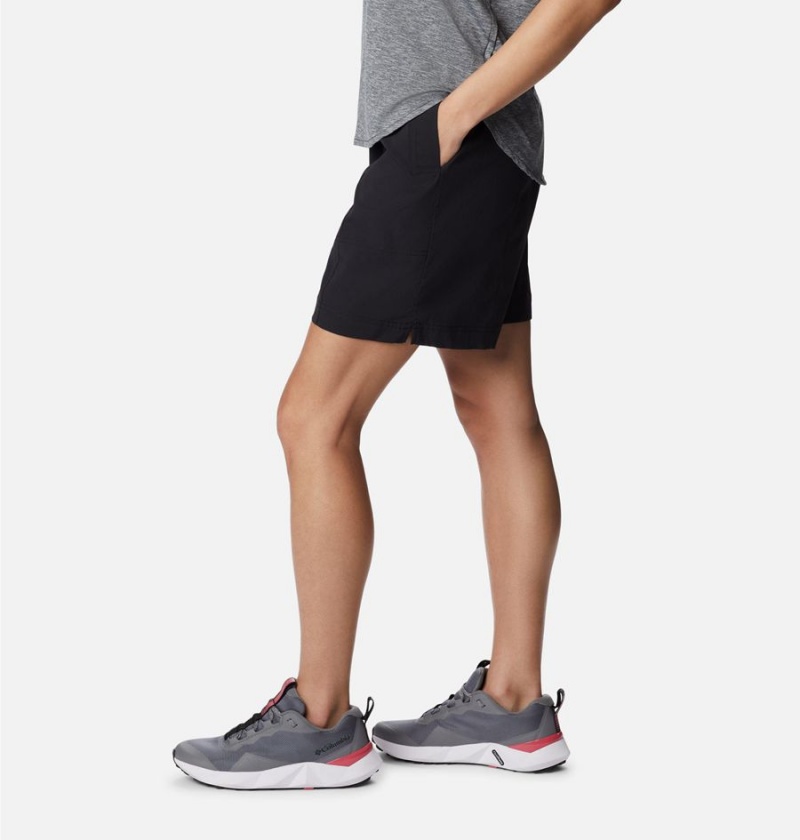 Black Columbia Magnolia Springs Pull On Women's Shorts | 46895XHUE