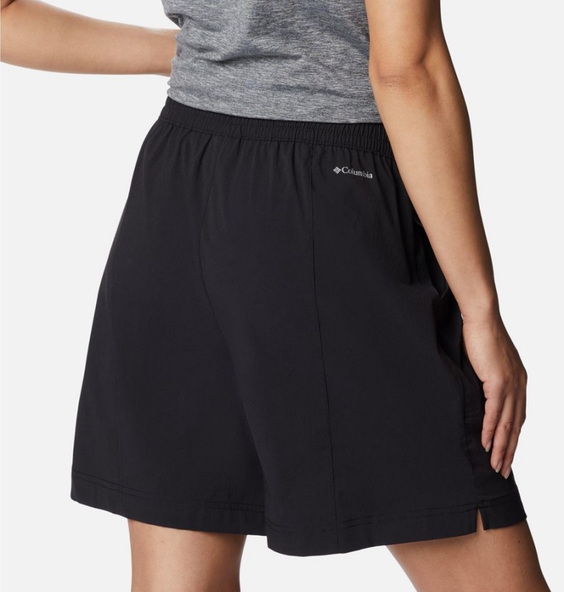 Black Columbia Magnolia Springs Pull On Women's Shorts | 46895XHUE