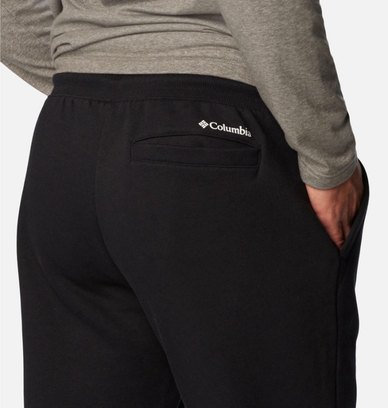 Black Columbia Marble Canyon Heavyweight Fleece Men's Pants | 32064BZCK