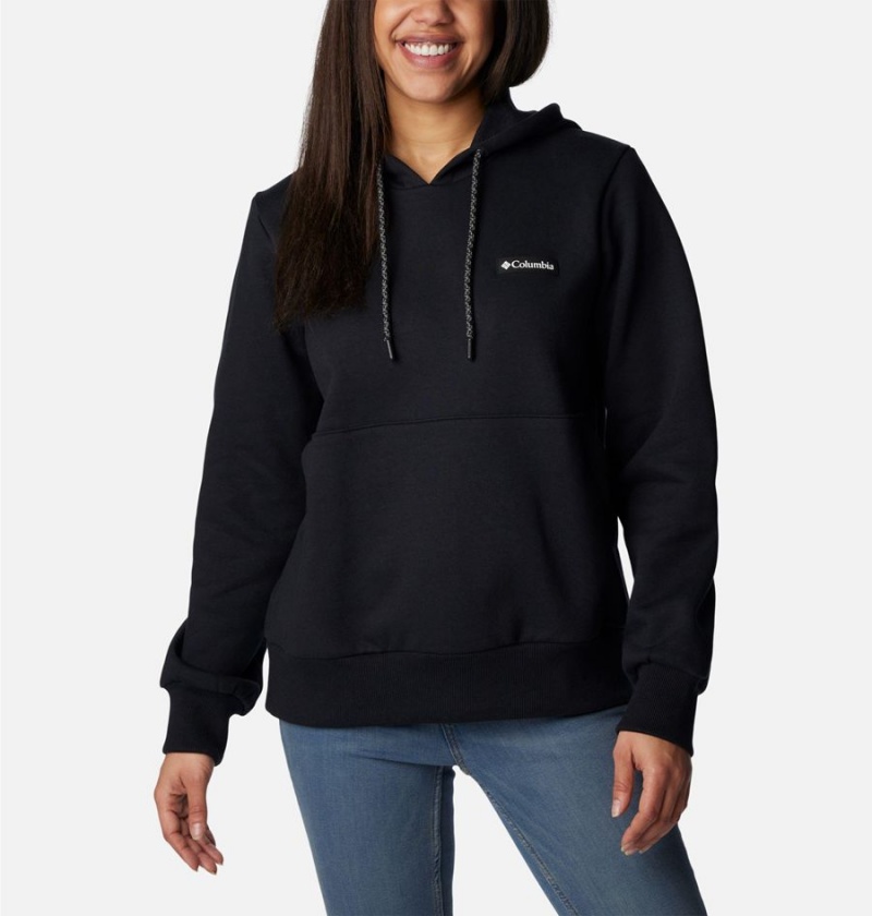 Black Columbia Marble Canyon Women\'s Hoodie | 85319QZXJ