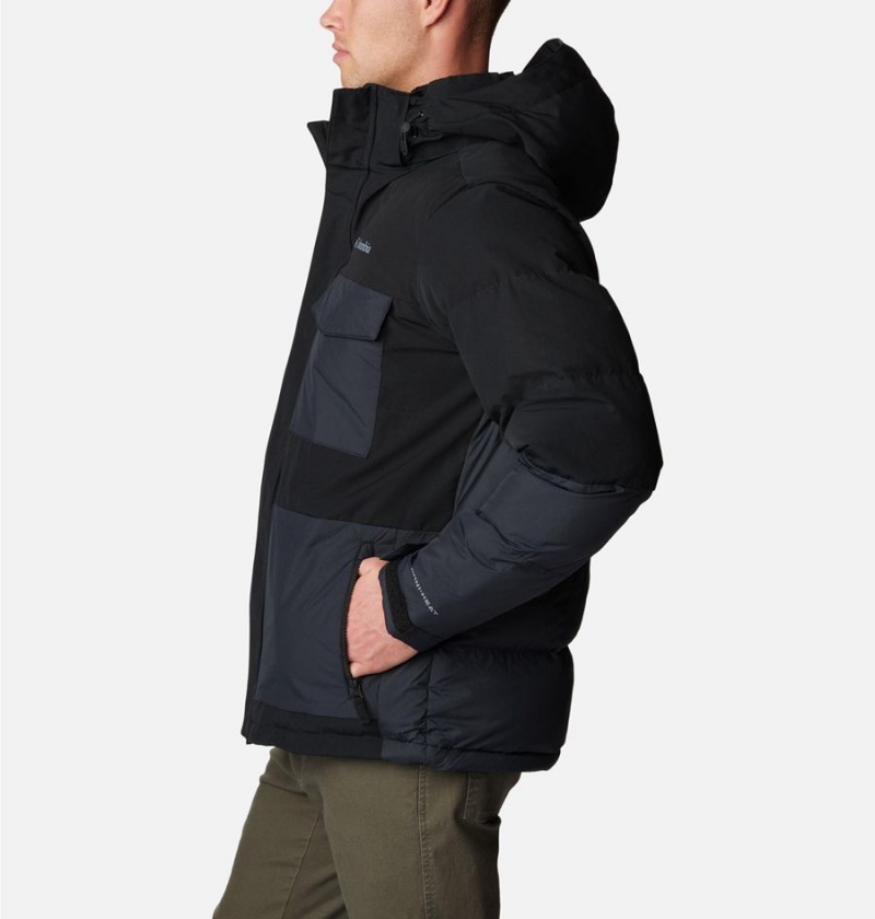 Black Columbia Marquam Peak Fusion Insulated Men's Puffer Jacket | 97840CAHO