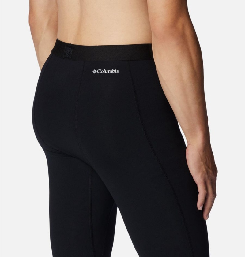 Black Columbia Midweight Baselayer Tights Men's Pants | 27945IMTK