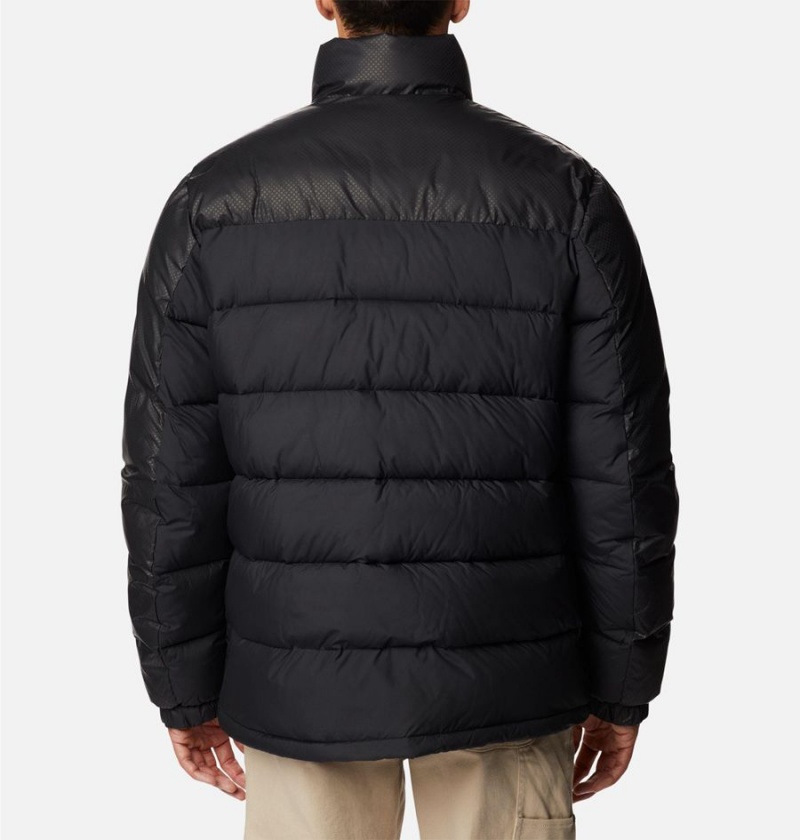 Black Columbia Mineral Ridge Black Dot Insulated Men's Puffer Jacket | 21603SGTD