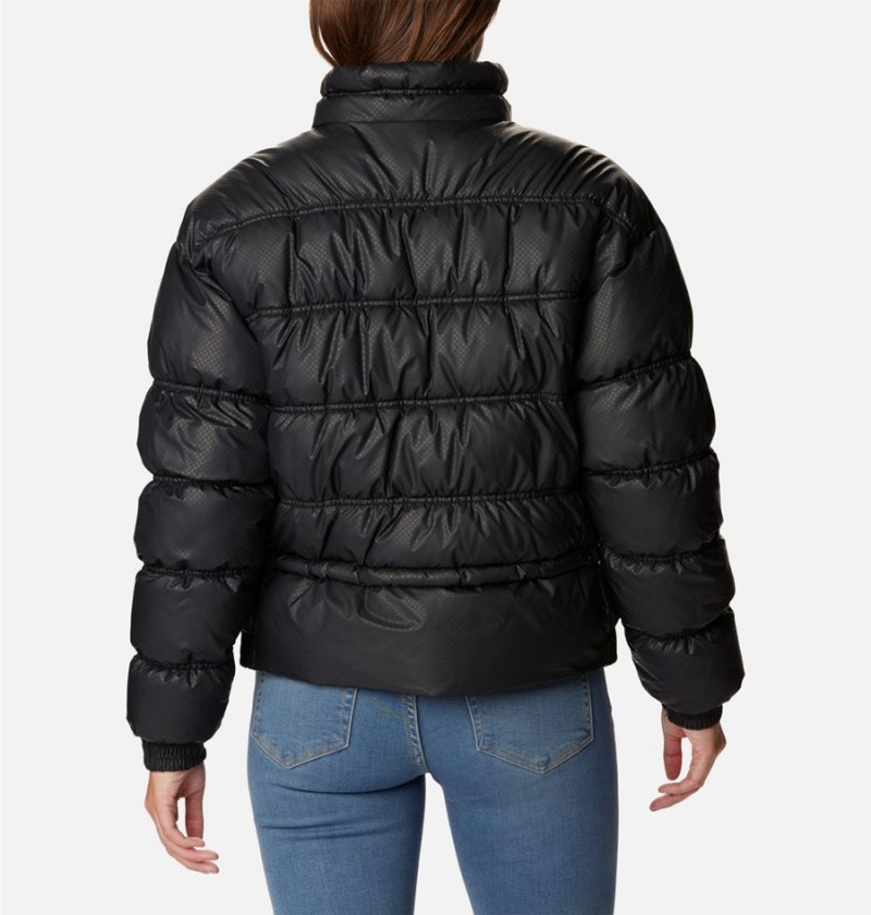 Black Columbia Mineral Ridge Black Dot Women's Puffer Jacket | 95813RBUG