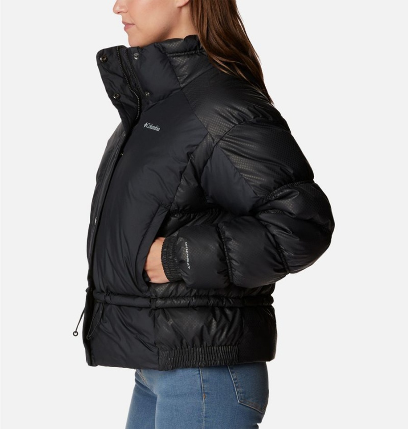 Black Columbia Mineral Ridge Black Dot Women's Puffer Jacket | 95813RBUG