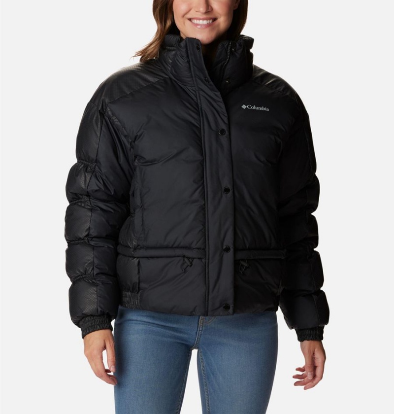 Black Columbia Mineral Ridge Black Dot Women\'s Puffer Jacket | 95813RBUG