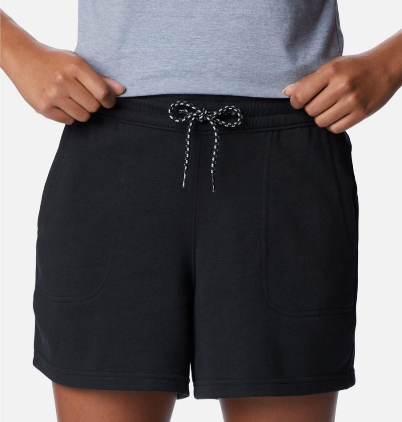 Black Columbia Mineral Ridge Pull On Women's Shorts | 34695CSRG